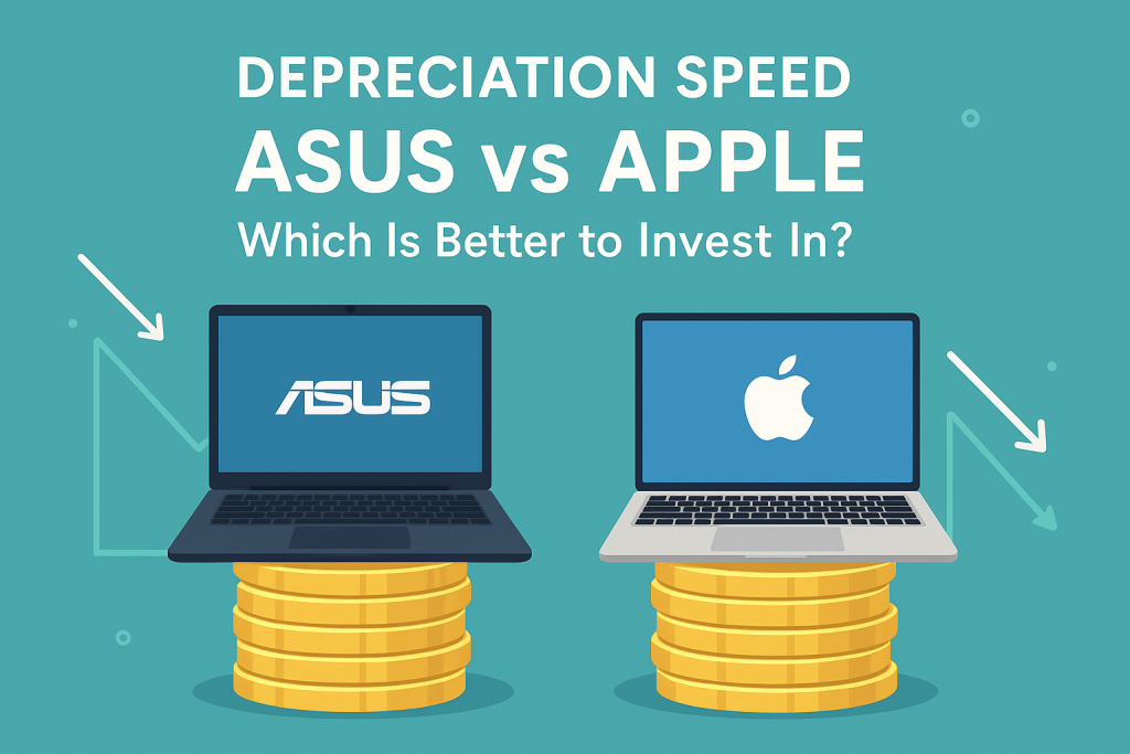 當個精打細算的筆電玩家！ASUS vs Apple 筆電折舊速度大比拚，哪款更值得你投資？
